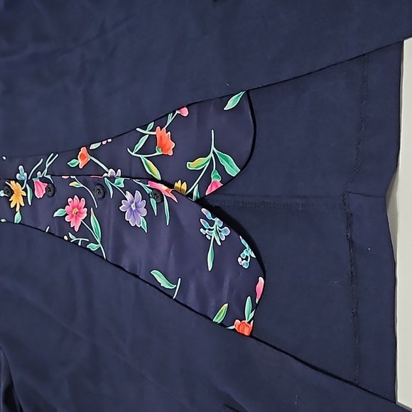 Alfred Dunner Women's Size 14 Short Sleeve Blazer Blouse Top #W597 - Picture 5 of 10